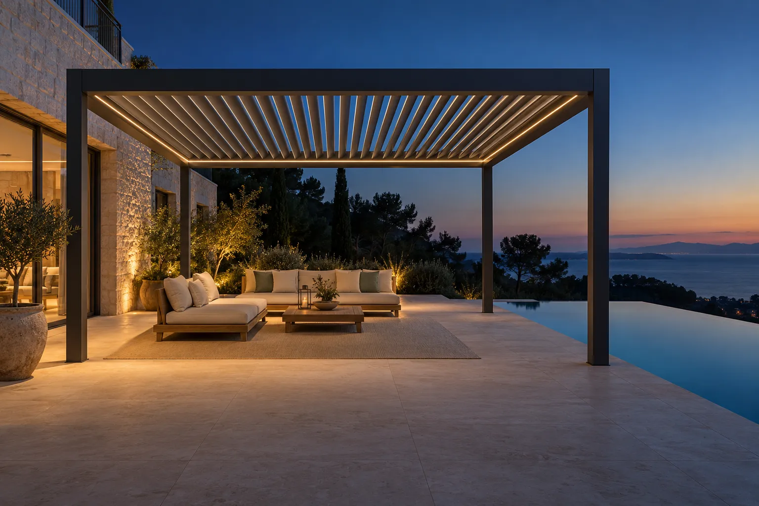 Pergolas bioclimatiques